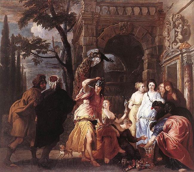 Erasmus Quellinus Achilles Among the Daughters of Lycomedes Norge oil painting art